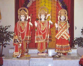 Rama, Sita, Lakshman & Hanuman