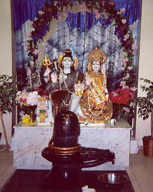 Shiva-Parvati with Shiva Linga