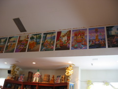 Interior, paintings on upper right wall