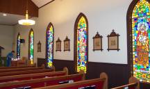 Stained glass windows